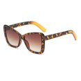 thumbnail image 1 of Summer Glasses Eyewear UV Protection Oversized Frame Sun Glasses Butterfly Shape Women Sunglasses C03 LEOPARD, 1 of 8