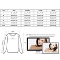 thumbnail image 4 of Women's Wash Cropped Denim Jacket Button Down Long Sleeve Distressed Casual Outerwear Coat for Daily Street Style, 4 of 8