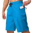 thumbnail image 2 of Men's Swim Trunks Quick Dry Board Shorts with Zipper Pockets Beach Shorts Bathing Suits for Men - No Mesh Liner Royal Blue 3XL, 2 of 6