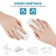 thumbnail image 4 of Ratón Óptico Inalámbrico YOMYM Blanco Recargable con Receptor USB y Adaptador Tipo-c para Computador, 4 of 7