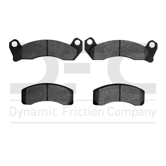Dynamic Friction Company 5000 Advanced Brake Pads - Semi Metallic 1551-0200-00-Front Set
