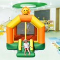 thumbnail image 4 of Gymax Inflatable Bounce Castle Jumping House Kids Playhouse w/ Slide & 550W Blower, 4 of 10