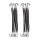 thumbnail image 2 of 20pcs Ponytail Hooks Elastic Bands Hair Styling Headband Hair Claw--black, 2 of 5