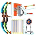thumbnail image 3 of Shininglove Kids Bow and Arrow Set Toy with Standing Target Gifts for 6-12 Yrs Boys, 2 Pack, 3 of 7