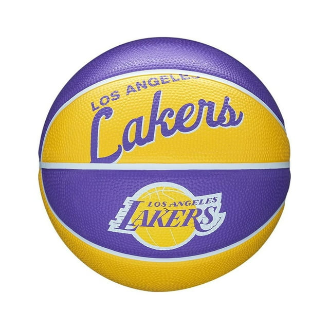 Balón NBA Mini Retro Lakers Wilson Estandar multicolor