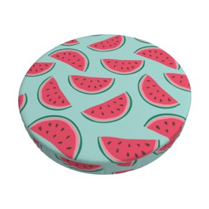 Easygdp Watermelon Print Easy To Install Bar Stool Covers&Stool Covers Round&Elastic Stool Cover, Barstool Covers,Washable&Bottom With Elastic Edge-14 inch