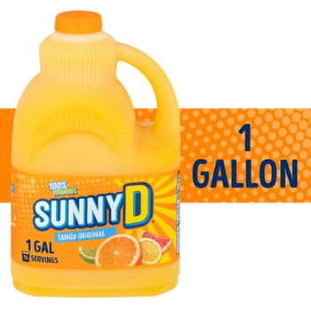 SUNNYD Tangy Original Orange Juice Drink, 1 Gallon Bottle