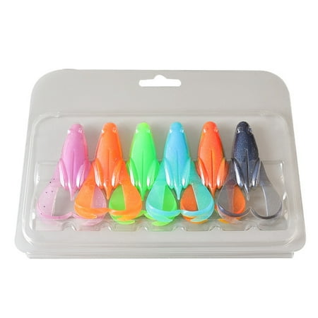 Aqyh Fishing Lures - 6Pcs Soft Bionic Lures for Floating Frog Fishing Realistic Swimming Baits for All Water Layer