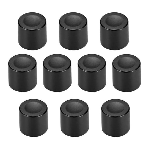 10pcs 6mm Potentiometer Control Knobs For Electric Guitar Volume Tone Knobs Black