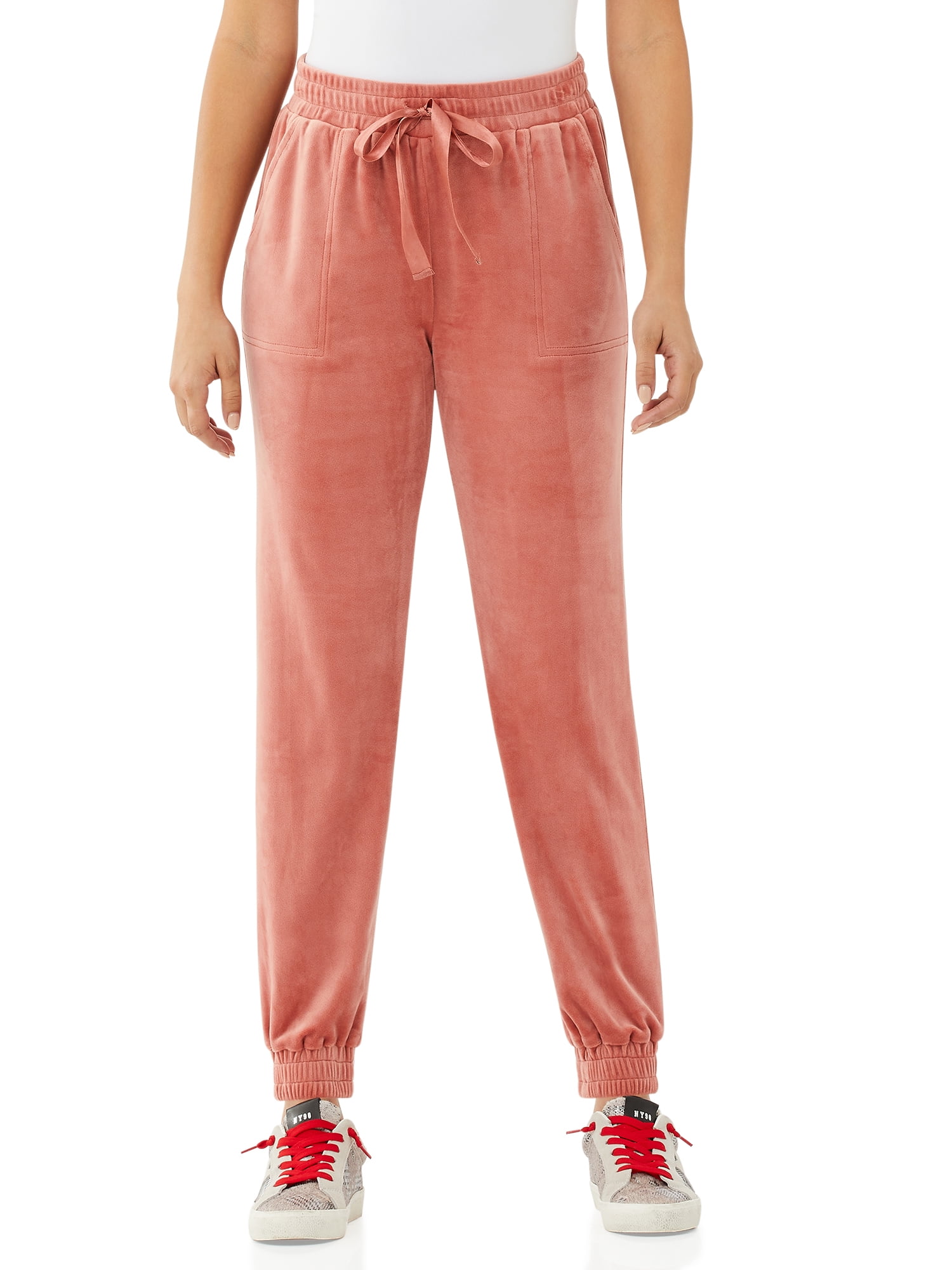 velour joggers womens
