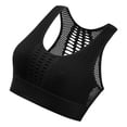 thumbnail image 1 of Sujetador deportivo Jadeshay sin aros Acolchado para Mujer Negro Transpirable Yoga, 1 of 8