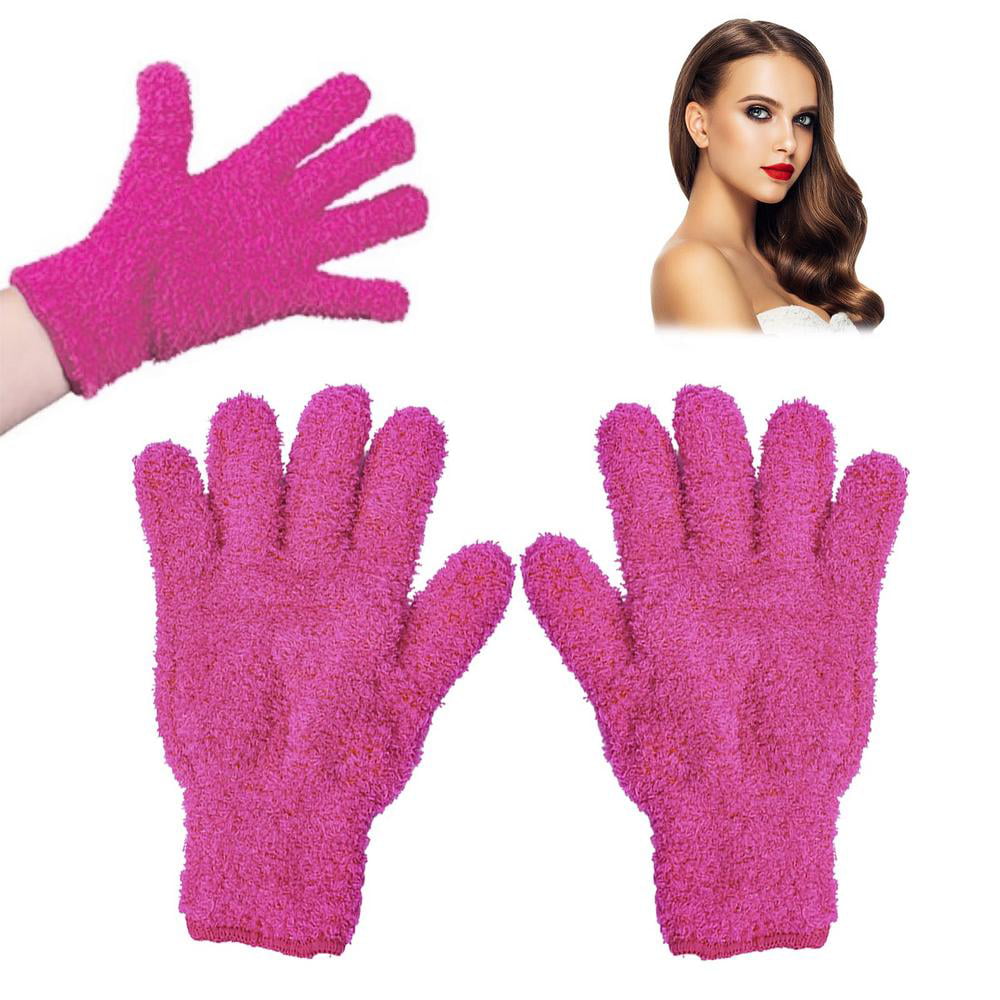 FRAMAR Bleach Blender Microfiber Gloves – Hair Dye Gloves, Pink Gloves For  Hair Salon Supplies, Fuzzy Gloves, Reusable Gloves For Cleaning, Microfiber  Mitt For Hairstylist Supplies, Hair Color Gloves