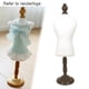 thumbnail image 4 of Mini maniquí de perro para vestido, expositor de joyas, estante para modelos de muñecas para gatos y perros marrón, 4 of 9