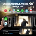 thumbnail image 2 of Estéreo para auto Haudio de doble DIN de 9" con Wireless CarPlay y Android Auto, 2 of 7