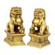 thumbnail image 3 of 2 figuras de leones guardianes de perro Fu, decoración de escritorio, multiusos, tradicionales 9cmx6cmx16cm, 3 of 9