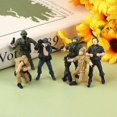 thumbnail image 3 of juego de mesa de arena de 18 mm, modelo de muñeca de policía armada, figuras de policías de juguete para casa de muñecas, 3 of 5