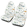 thumbnail image 2 of Haiem Sea Creatures Printed Car Seat Covers Set of 2, Universal Fit Car Seat Covers,Protective Seat Covers,Comfortable Car Seat Covers, Easy Installation Seat Covers, Vehicle Seat Covers, 2 of 9