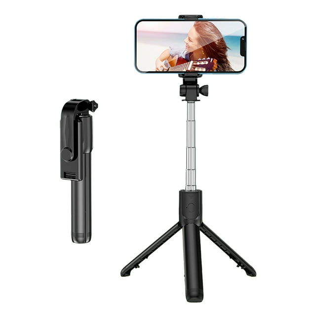 Palo Selfie Giratorio de 360 Grados Con Control Remoto, Patas de Trípodos Retráciles, Varilla Selfie Plegable Portátil, Distancia Bt 10m, Para Tomar Fotos IncreÍbles Con