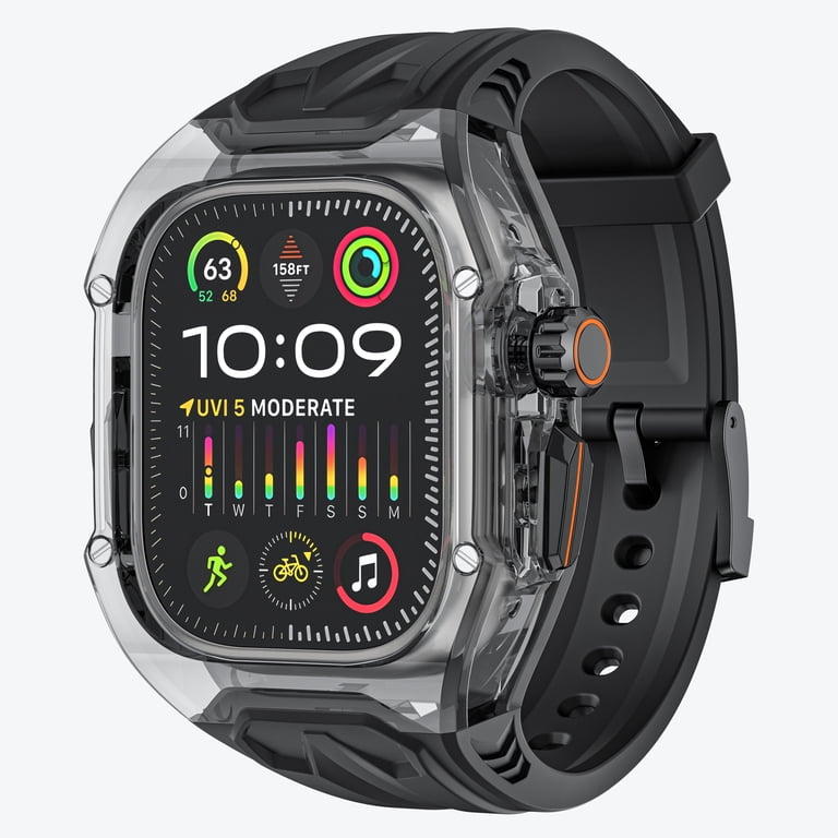 Stylish Apple Watch Band Set (9) with Case Amazon.com: OROBAY Rugged Band Compatible with Apple Watch  main image 3