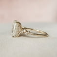 thumbnail image 4 of SOLITAIRE JEWELS 3.50CT Radiant Cut Moissanite Hidden Halo Cluster Engagement Ring for Women Solid 10k Yellow Gold, 4 of 5