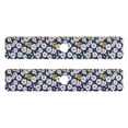thumbnail image 7 of Yayeee Faucet Mat for Kitchen Sink 30" Diatomite Long Splash Guard Pad, Retro Daisy Pattern, 2 Pack, 7 of 7