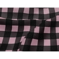 thumbnail image 4 of oneOone Viscose Jersey Fabric Gingham Check Print Sewing Fabric BTY 60 Inch Wide, 4 of 5