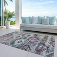thumbnail image 6 of Addison Rugs Chantille Indoor/Outdoor Transitional Southwest Gray Washable Rectangle Rug, 5' x 7'6", 6 of 6