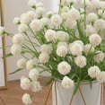 thumbnail image 4 of Yaoyar Pompom Mum Artificial Flower, Faux Silk Chrysanthemum Ball with Stems Colorful Fake Mini Chrysanth Flower DIY Bouquet for Floral Arrangement Home Party Wedding Decoration, 4 of 6