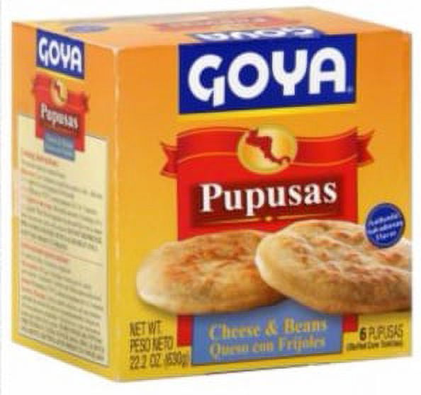 GOYA Pupusas Cheese & Beans 6 Ct, 22 oz