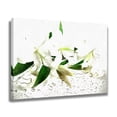 thumbnail image 2 of White Lilies, White Flowers, Lilies, Beautiful Flowers, Flowers Poster Decorative Painting Canvas Wall Art Living Room Posters Bedroom Painting,Frame-style,16x24inch(40x60cm), 2 of 8