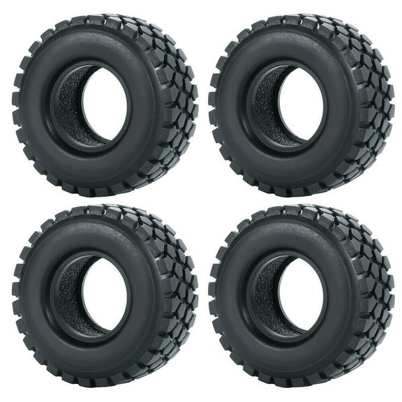 4* Replacement 1/24 RC Car Wheel Tires Tyres Model Car DIY Replacement for Axial SCX24 Crawler Upgrade