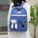 thumbnail image 1 of Mochila de dibujos animados Mochila de oso para niñas Mochila linda para uso diario (Azul), 1 of 2