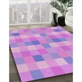 thumbnail image 2 of Ahgly Company Indoor Round Patterned Bright Lilac Purple Area Rugs, 8' Round, 2 of 6