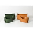 thumbnail image 6 of FNNMNNR Storage Basket Leather Organizer Holder Container Box Stationery Sundries, 6 of 9