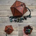 thumbnail image 3 of WDOplteas Dados Cuero PU Bolsas Almacenamiento Dados Fácil Limpieza Reutilizables para Juegos Rol, 3 of 9