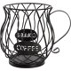 thumbnail image 1 of Soporte para cápsulas de café y taza organizadora, almacenamiento de cápsulas de café expreso de metal de gran capacidad para el hogar, cafetería, hotel, cesta de cápsulas de café K Cup para, 1 of 5