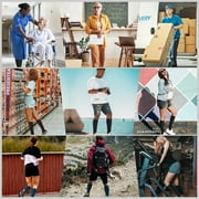 CAMBIVO Compression Socks for Women Men , 20-30 mmHg Knee High Socks, 3 Pairs Compression Stockings for Traval, Running, Nurse , Pregnancy, Daily Life, S-M