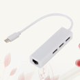thumbnail image 3 of HLONK Network Adapter for Notebook Network Adapter for Laptop Ethernet LAN Adapter 3 USB Port Network Adapter, 3 of 5
