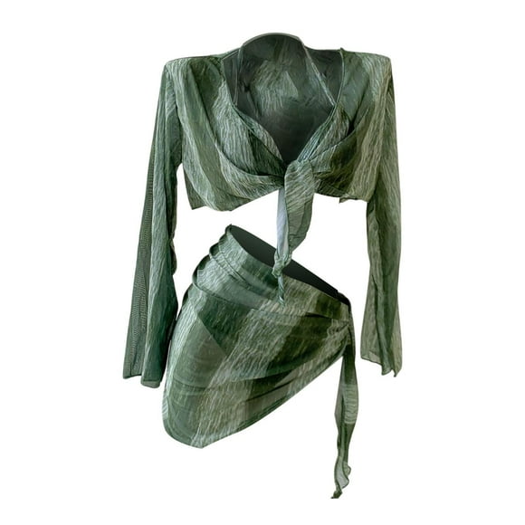 Set de bikini para mujer, traje de baño de trajes de baño con encubrimiento, sujetador de taza acolchada, cómodo traje de baño de triángulo de cintura S