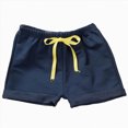 thumbnail image 4 of KPOPLK Toddler Boy Shorts Kids Cotton Shorts Casual Elastic Waist with Drawstring Clothes for Summer 1-12Years Size 18-24 Months,Navy, 4 of 5