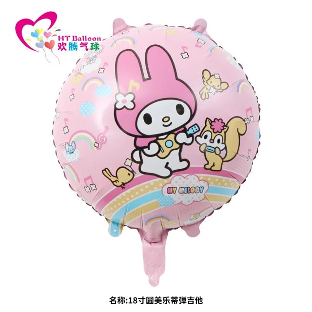 Globos Kawaii de Hello Kitty para decoración del hogar, 10 piezas, juguete de dibujos animados, transparente, para fiesta de cumpleaños