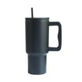 thumbnail image 6 of Stainless Steel Straw Thermal Insulation Cup Outdoor Portable 30 Oz，40oz Cup with Handle Large Ice Cup, 6 of 12