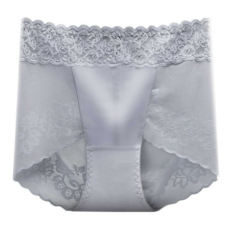 Bigersell Women s Panties Clearance Cotton Bikini Underwear Women High Cut Panty Style P-943 Cotton Boyshort Panties Ladies Thongs Briefs Mid Waist Women s Briefs Gray XL