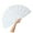 White, variant on 13inch Large Rave Fan Popping Fan Clacking Fans for Line Dancing,Hand Fans for Women Foldable,Boots on The Ground Fan,Portable for Outdoor,Wedding,Party,Decoration(Yellow,1 Pack)