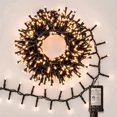 thumbnail image 3 of Guirnalda de luces LED para árbol de Navidad, 1000/1500 unidades, para exteriores, con enchufe, resistente al agua, con luces parpadeantes, 3 of 5