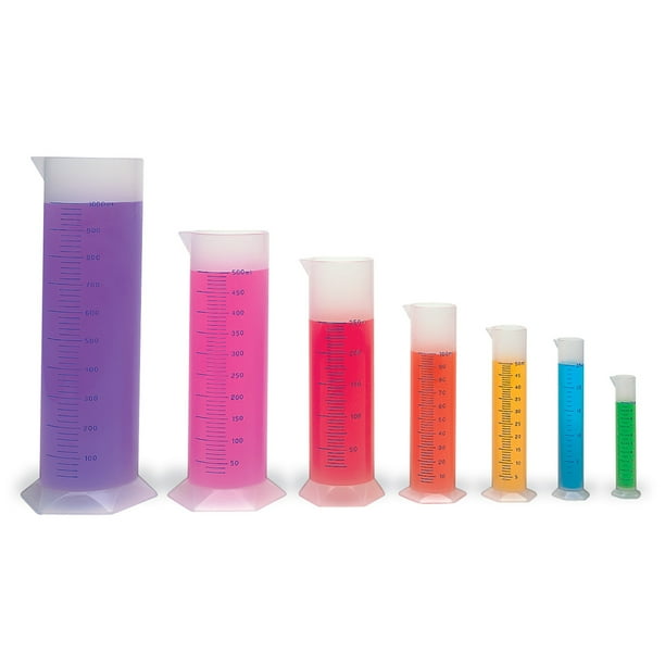 Learning Resources Graduated Cylinder Set, Set of 7, Ages 8+ - Walmart