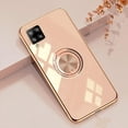 thumbnail image 3 of Phone Case for Samsung A42 Case Silicone Soft Shockproof, Slim Black Samsung Galaxy A42 5g Phone Case with Ring Holder Anti-Scratch Cover Aesthetic for Women Girls (Pink), 3 of 14