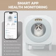 thumbnail image 5 of Babevy 68L Self Cleaning Cat Litter Box with APP Control, Dual Safety Protection & Odor Removal for Multiple Cats, 5 of 9