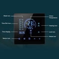 thumbnail image 4 of Smart LCD Display, Programming Function, Temperature Control, Smart Thermostat, Wide Application, LCD Display, Programmable, Electric Heating Thermostat,  Hotel,, 4 of 8