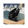 thumbnail image 2 of Zoogamo 4” / 100 mm Diamond Shaped Glass Crystal Paperweight – Home Office Decor & Wedding Favors Decoration with Gift Box (Black), 2 of 6
